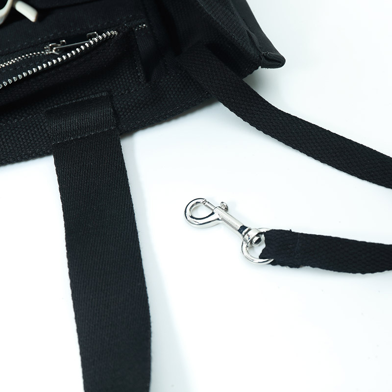 帆布包 - LOVE&FOCUS - 黑色-19